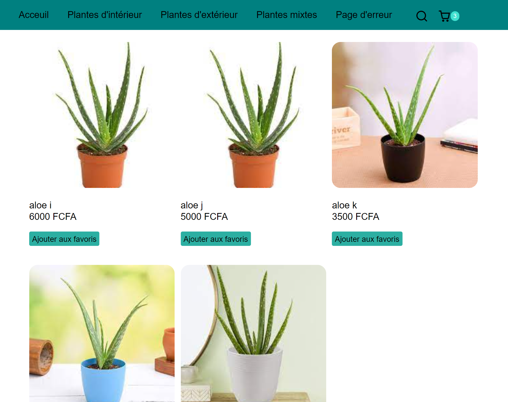 Aloe project screenshot