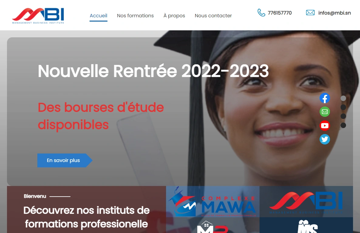 Site web Groupe Mawa
