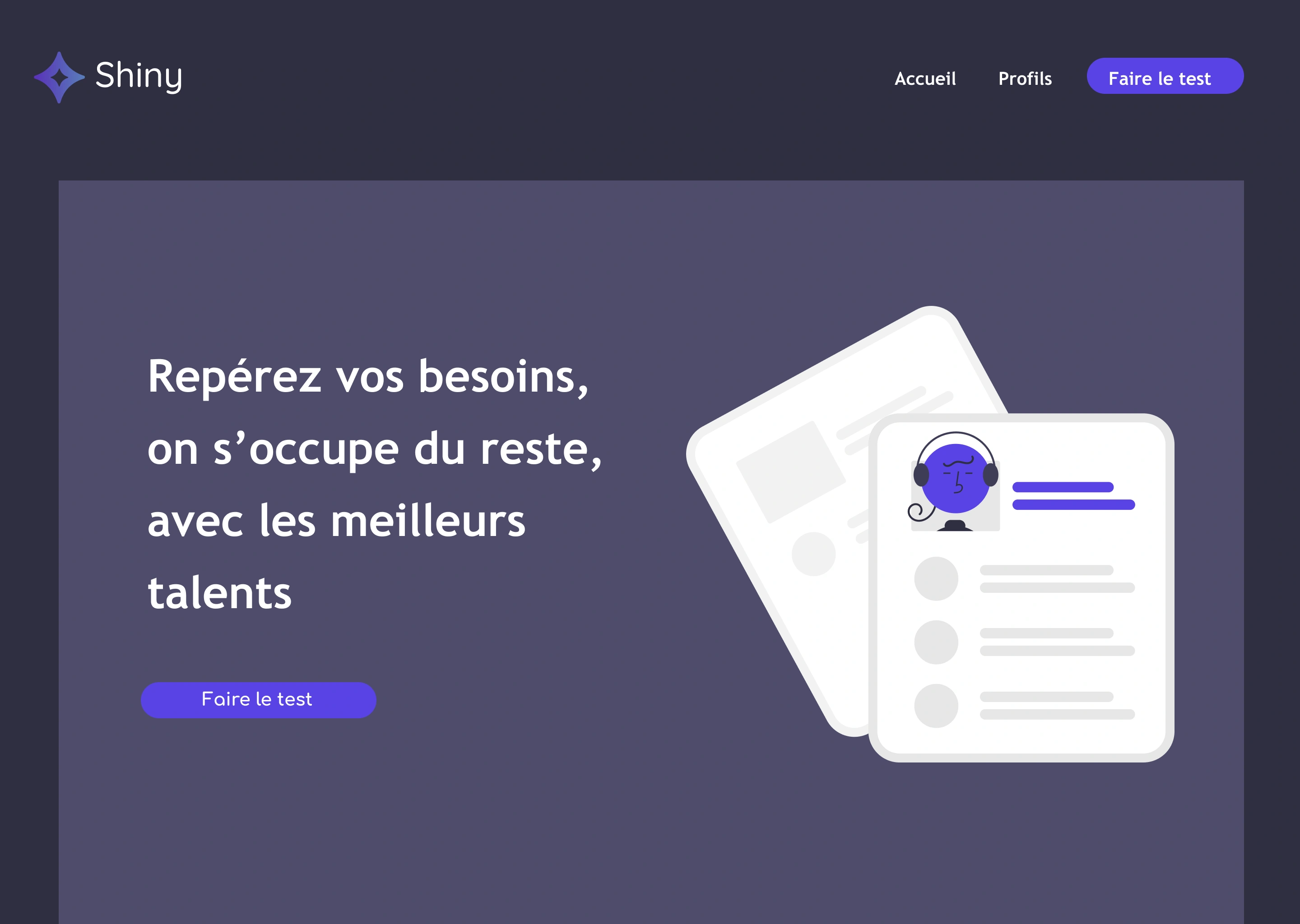 Site web Shiny